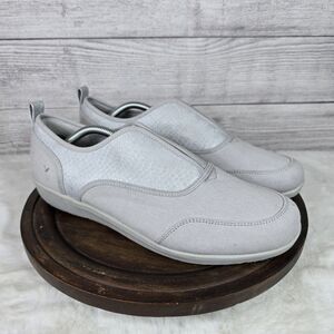 Vionic Gray Denver Slip On Canvas Comfort Shoe Women’s Size 12 Sneaker
